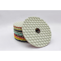 China 100mm white dry grinding diamond tip polishing pad